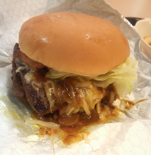 wendys ダブルチーズカレーバーガー