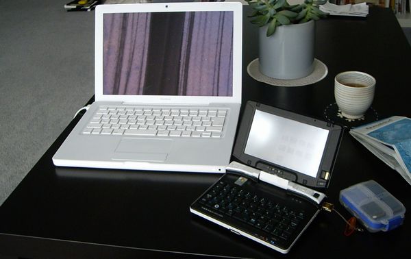 MACをお借りして更新開始♪