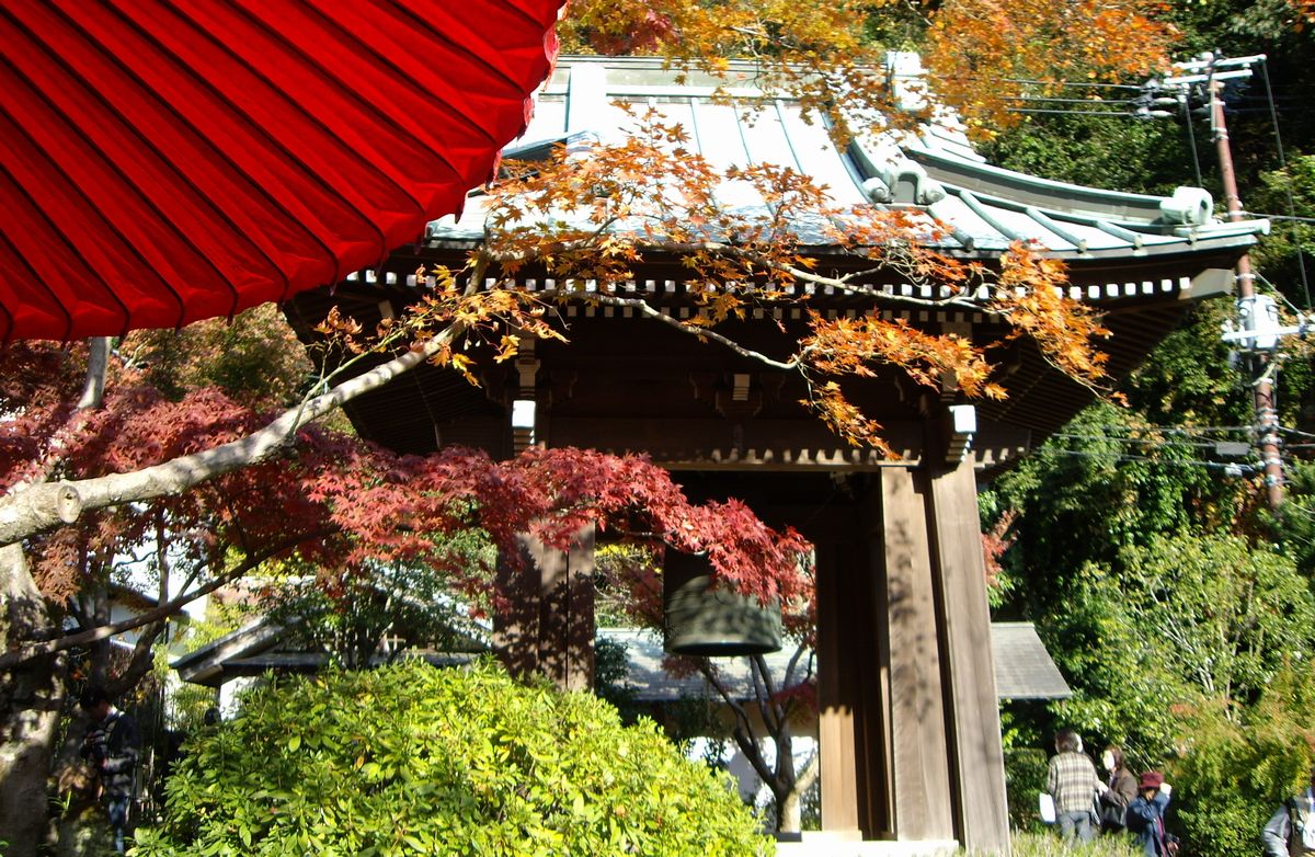 海蔵寺で紅葉観賞