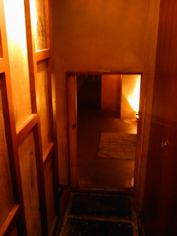 得の個室。中から撮影・・・