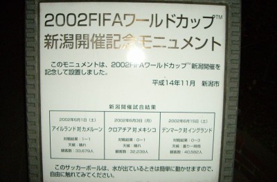 ボールの説明プレート