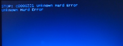 SSD のエラーが発生するとこのメッセージが出て起動しません