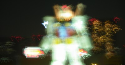 無謀にも手持ちでやった花火モード。撃沈!!