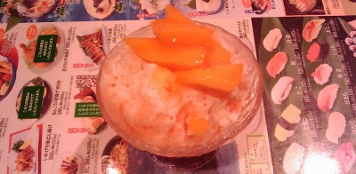 メロンカキ氷・・・