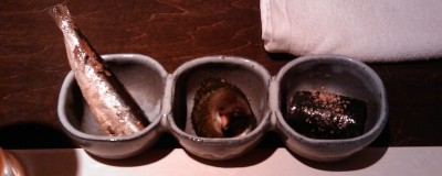 本日のお通し。おしゃれ♪ 本日のお通し。おしゃれ♪