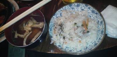 鯛めしとお吸い物