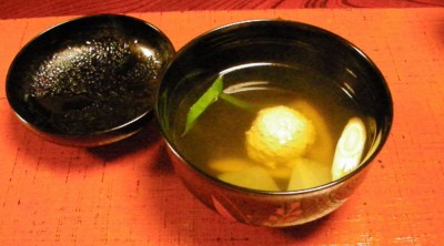 鴨つくね汁 鴨つくね汁