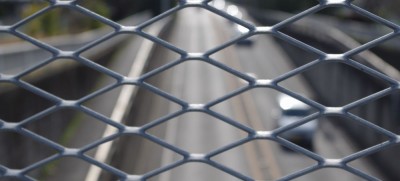 金網にフォーカス