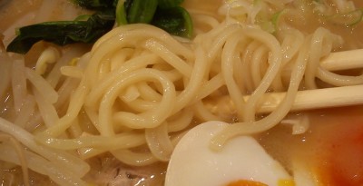 麺は中太麺