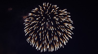 大きな花火は見切れてしまうほど・・・