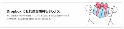 招待すると容量増加らしい