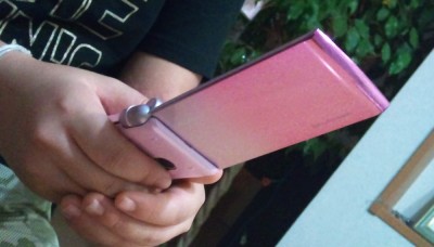 手モデルはお嬢様(笑)