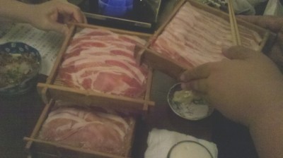 越後もち豚のしゃぶしゃぶ