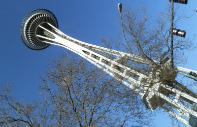 スペースニードルも下から眺めただけ