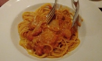 シェフおすすめのパスタ