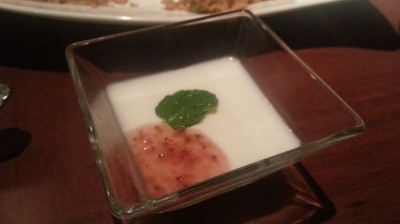 デザートは杏仁豆腐