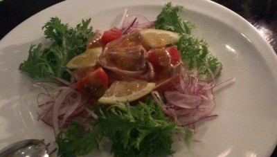 サーモンのカルパッチョ