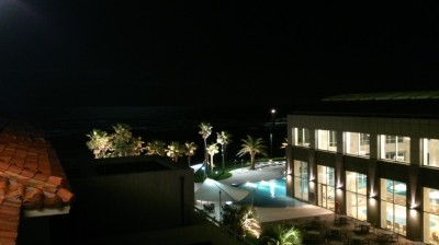 夜のテラスから・・・