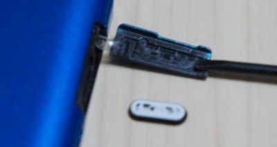 キャップが外れた・・・