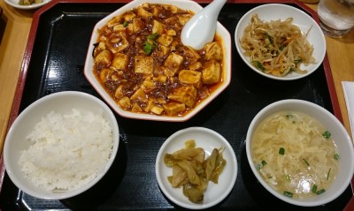 麻辣麻婆豆腐定食